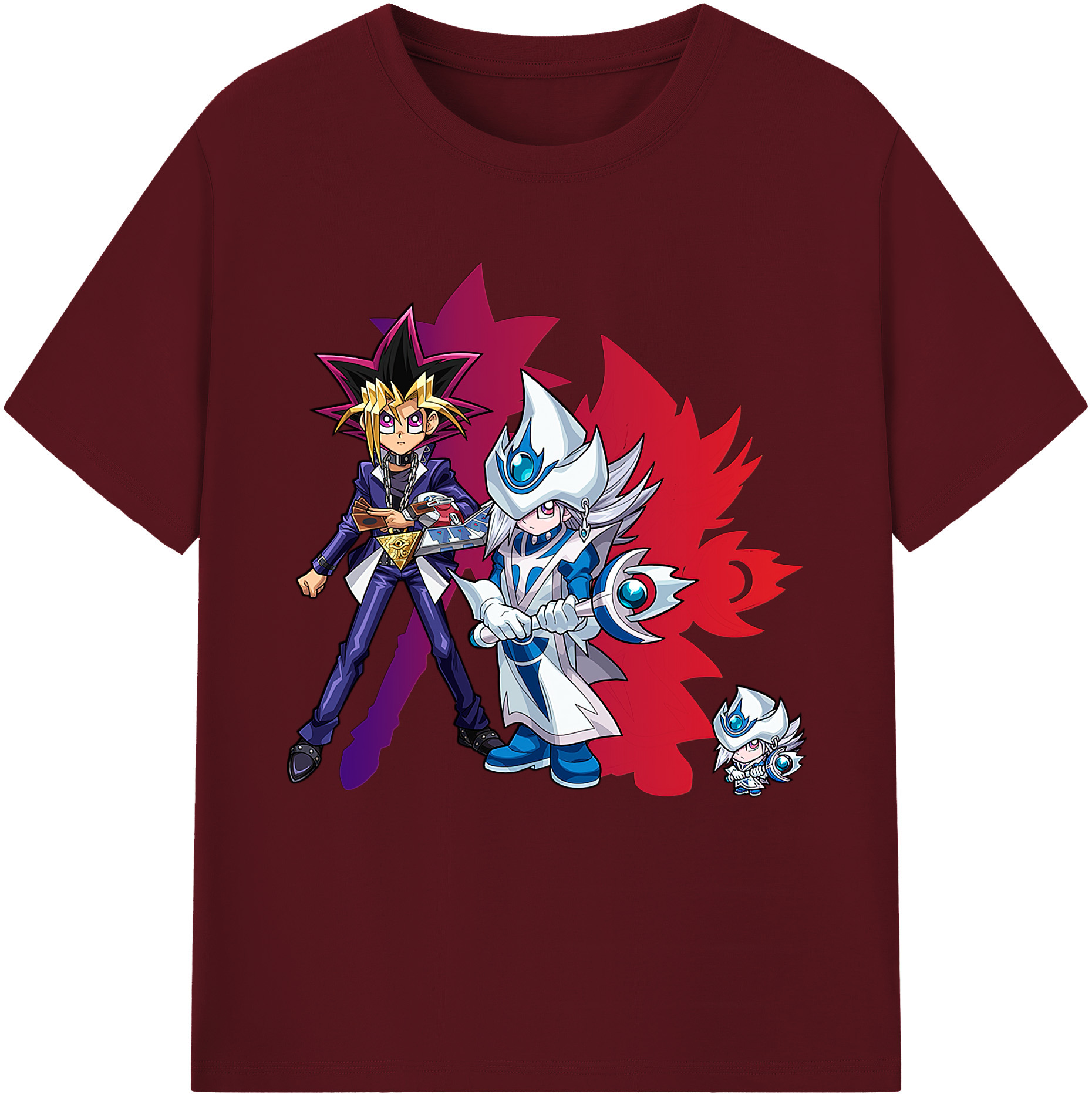 （画像用） 遊☆戯☆王 Yu-Gi-Oh! 綿100％半袖Tシャツ（フロントプリント）